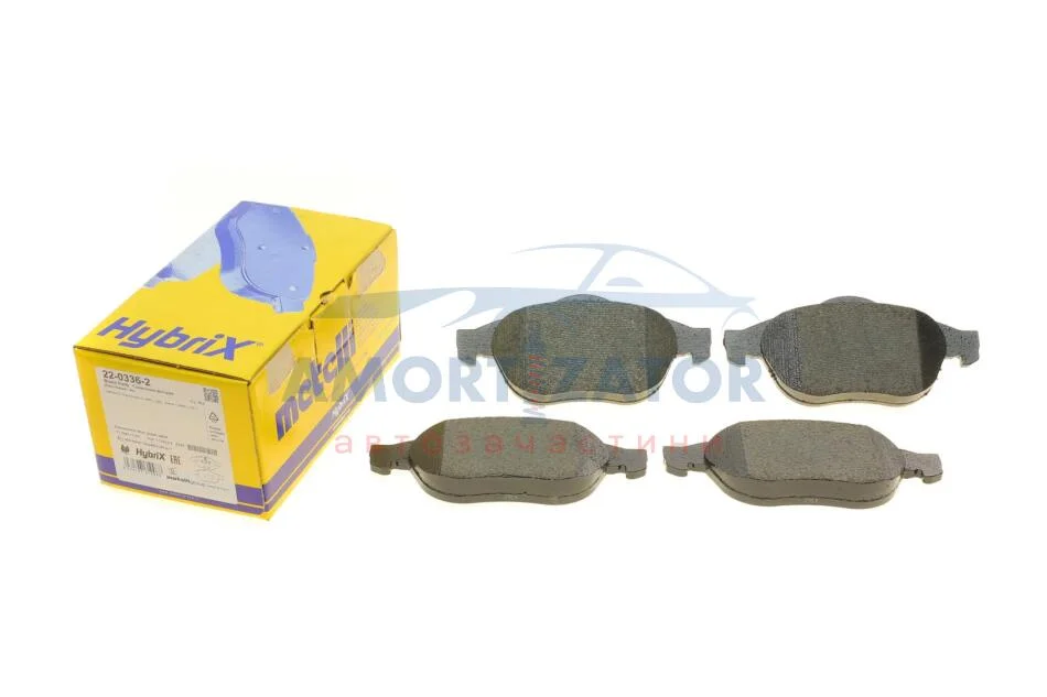 Комплект гальмівних колодок (дискових) 22-0336-2 METELLI 2203362 (фото 1)