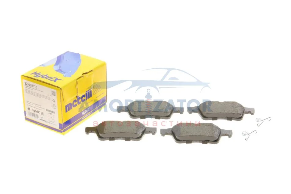 Комплект гальмівних колодок (дискових) 22-0337-3 METELLI 2203373 (фото 1)