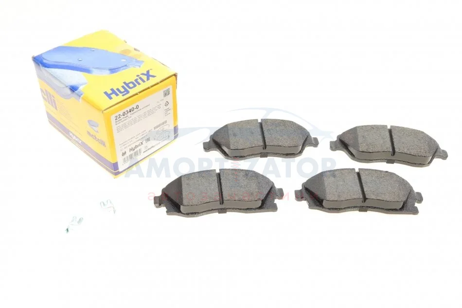 Комплект гальмівних колодок (дискових) 22-0340-0 METELLI 2203400 (фото 1)