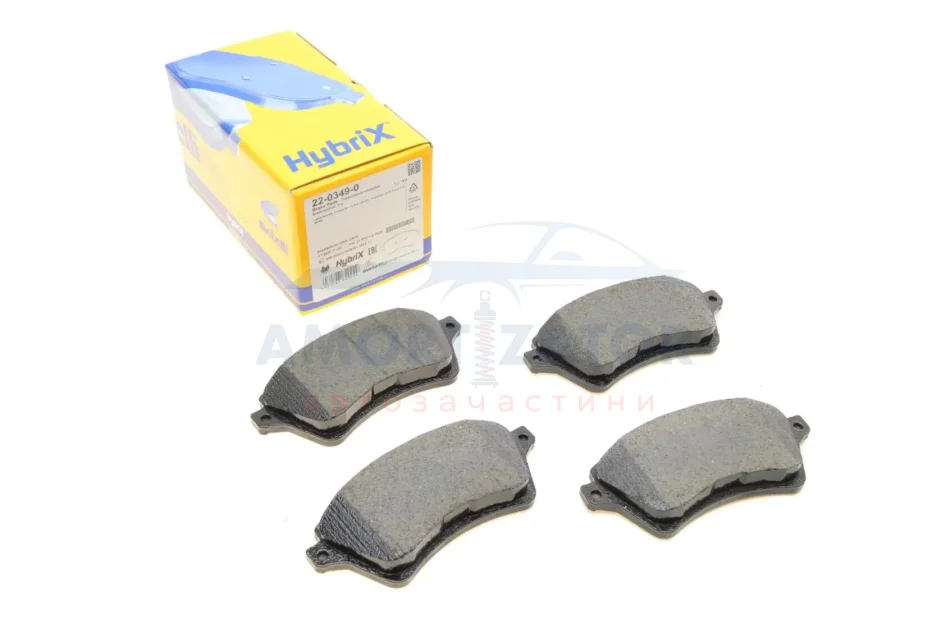 Комплект гальмівних колодок (дискових) 22-0349-0 METELLI 2203490 (фото 1)
