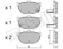 Комплект гальмівних колодок (дискових) 22-0362-0 METELLI 2203620 (фото 2)