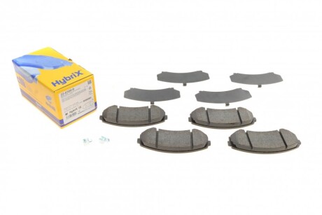 Комплект гальмівних колодок (дискових) METELLI 22-0399-0
