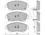 Комплект гальмівних колодок (дискових) 22-0450-0 METELLI 2204500 (фото 9)