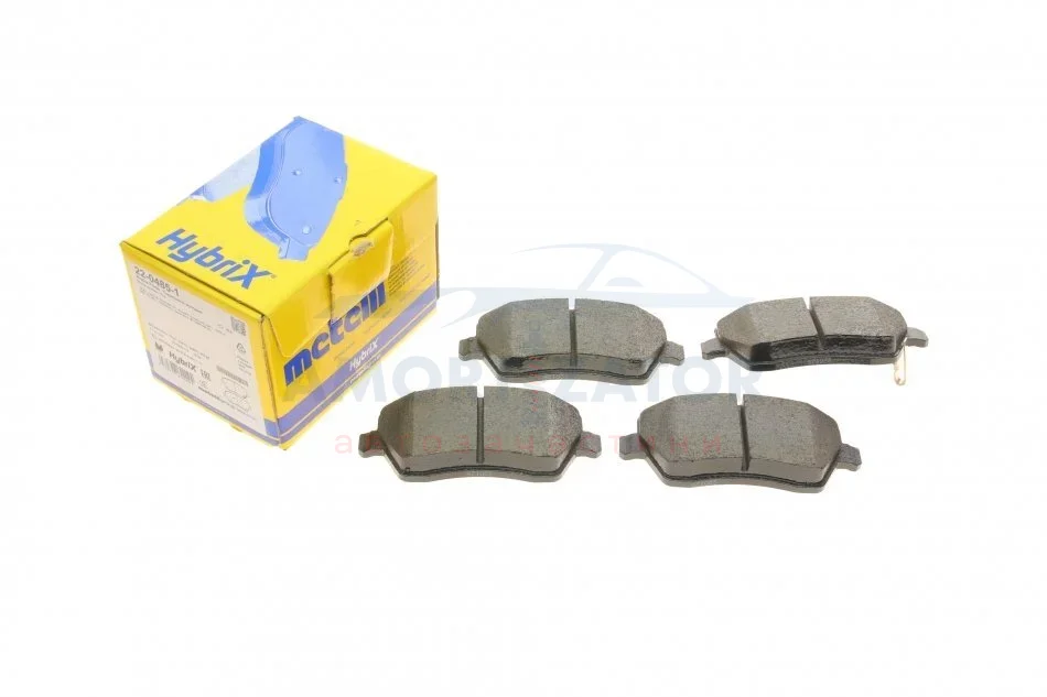 Комплект гальмівних колодок (дискових) 22-0485-1 METELLI 2204851 (фото 1)