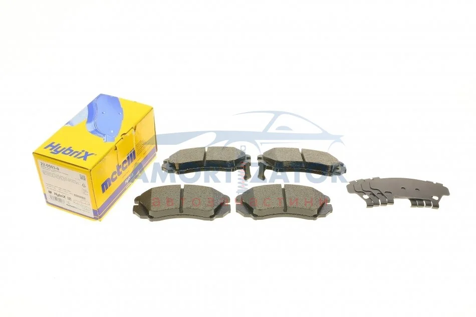 Комплект гальмівних колодок (дискових) 22-0503-0 METELLI 2205030 (фото 1)