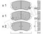 Комплект гальмівних колодок (дискових) 22-0503-0 METELLI 2205030 (фото 2)