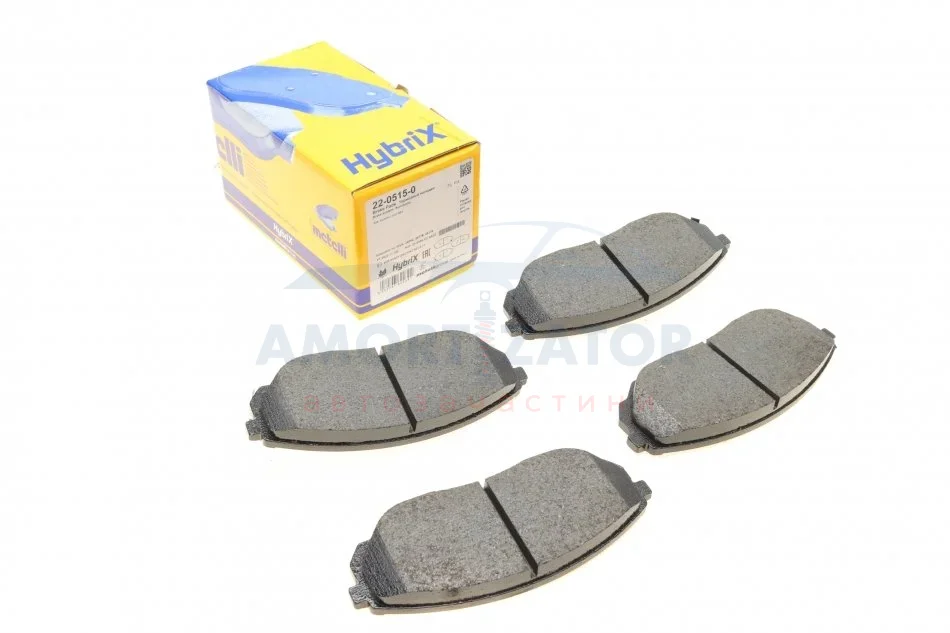 Комплект гальмівних колодок (дискових) 22-0515-0 METELLI 2205150 (фото 1)