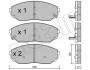 Комплект гальмівних колодок (дискових) 22-0515-0 METELLI 2205150 (фото 2)