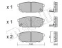 Комплект гальмівних колодок (дискових) 22-0516-0 METELLI 2205160 (фото 2)