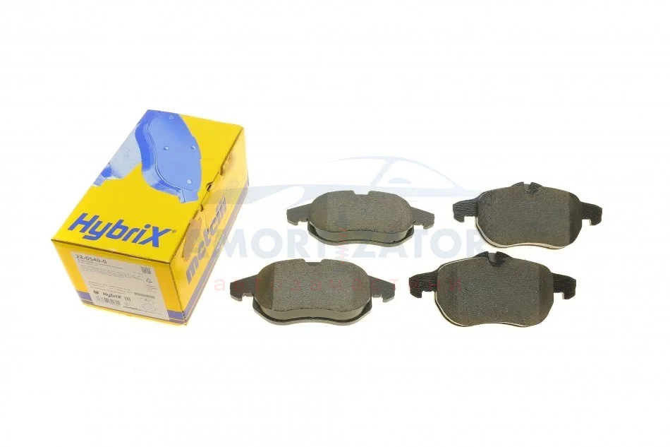 Комплект гальмівних колодок (дискових) 22-0540-0 METELLI 2205400 (фото 1)