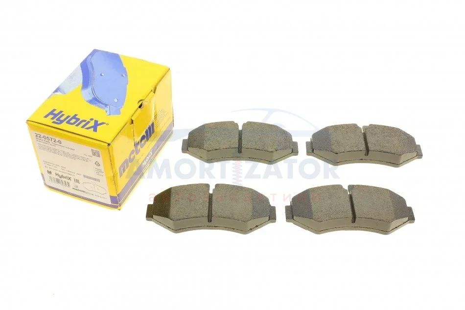 Комплект гальмівних колодок (дискових) 22-0572-0 METELLI 2205720 (фото 1)