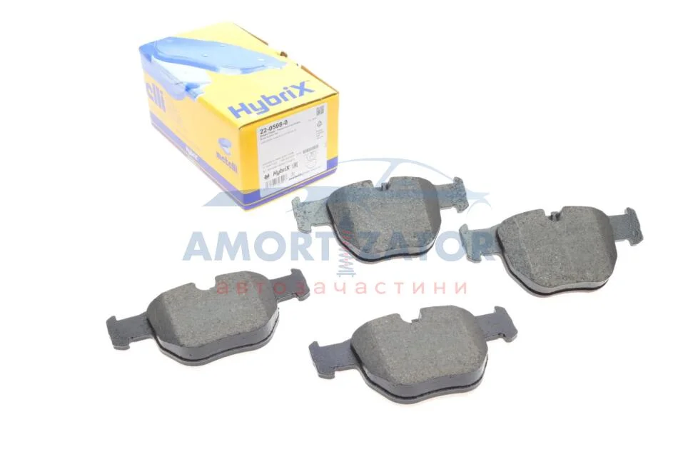 Комплект гальмівних колодок (дискових) 22-0598-0 METELLI 2205980 (фото 1)