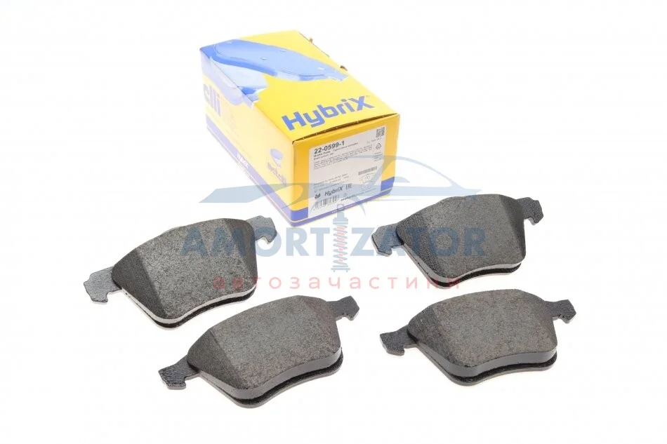 Комплект гальмівних колодок (дискових) 22-0599-1 METELLI 2205991 (фото 1)