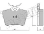 Комплект гальмівних колодок (дискових) 22-0602-0 METELLI 2206020 (фото 2)