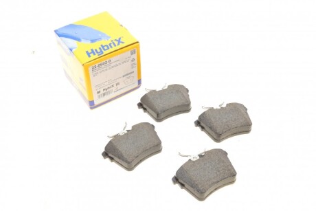 Комплект гальмівних колодок (дискових) METELLI 22-0602-0