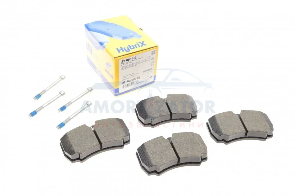 Комплект гальмівних колодок (дискових) 22-0604-0 METELLI 2206040 (фото 1)