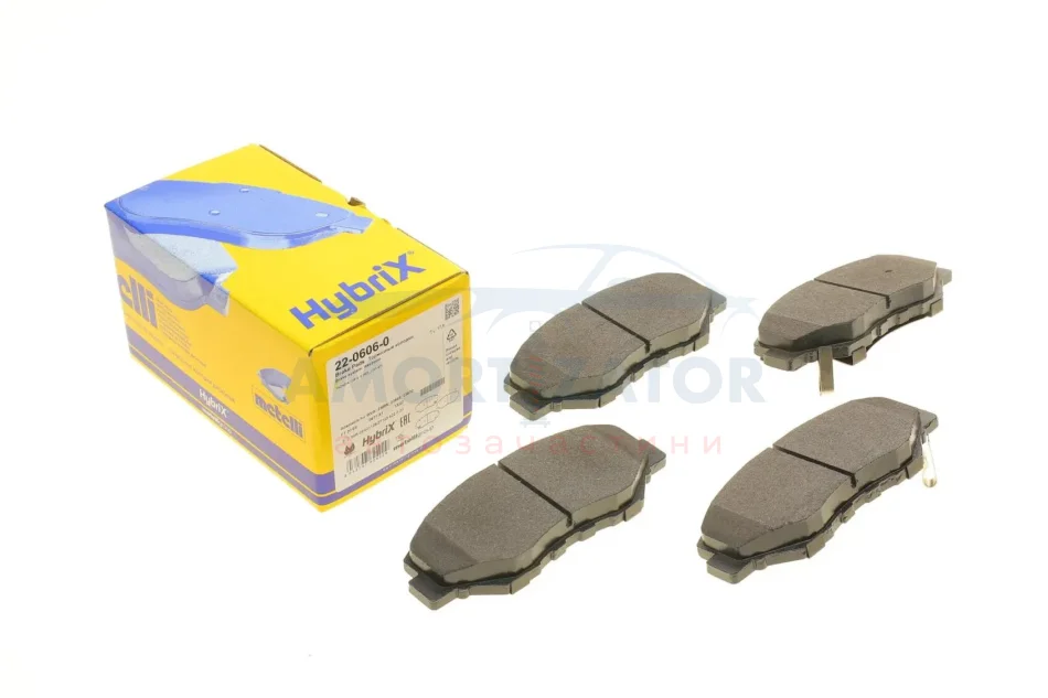 Комплект гальмівних колодок (дискових) 22-0606-0 METELLI 2206060 (фото 1)