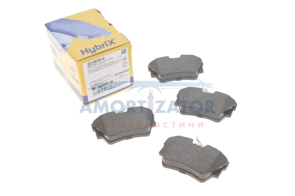 Комплект гальмівних колодок (дискових) 22-0635-0 METELLI 2206350 (фото 1)