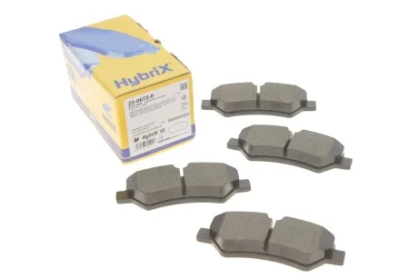 Комплект гальмівних колодок (дискових) 22-0672-0 METELLI 2206720