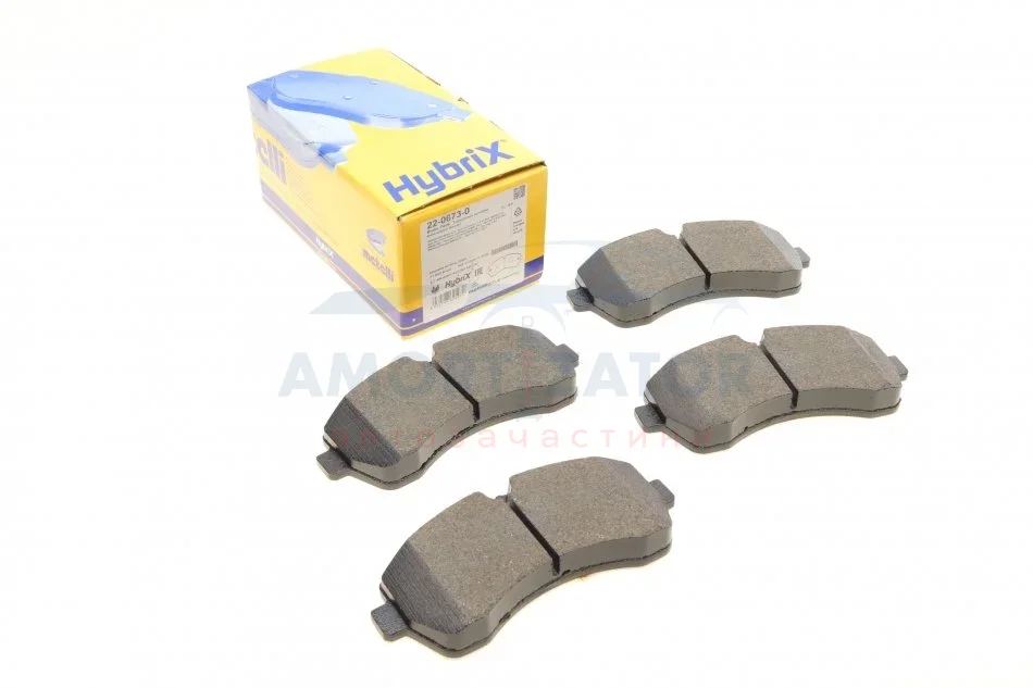 Комплект гальмівних колодок (дискових) 22-0673-0 METELLI 2206730 (фото 1)