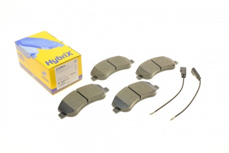 Комплект гальмівних колодок (дискових) METELLI 22-0680-0