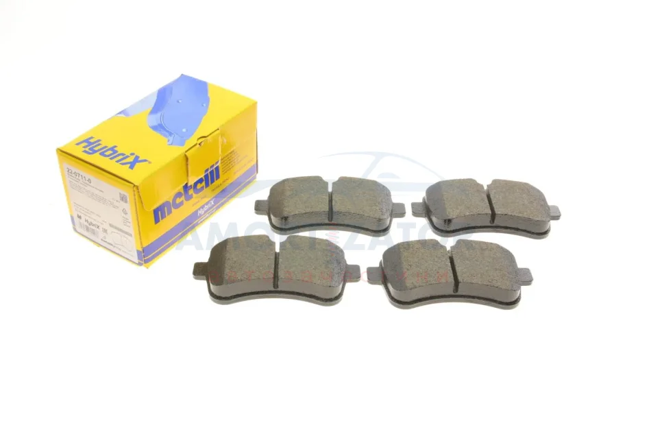 Комплект гальмівних колодок (дискових) 22-0711-0 METELLI 2207110 (фото 1)