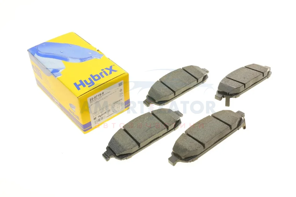 Комплект гальмівних колодок (дискових) 22-0719-0 METELLI 2207190 (фото 1)