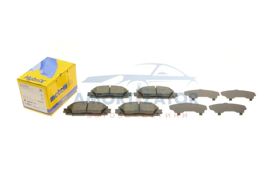 Комплект гальмівних колодок (дискових) 22-0745-1 METELLI 2207451 (фото 1)