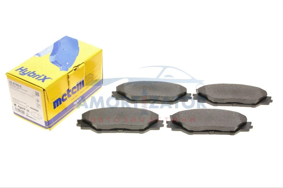 Комплект гальмівних колодок (дискових) 22-0760-0 METELLI 2207600 (фото 1)