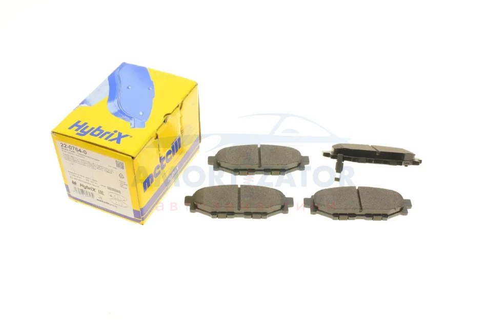 Комплект гальмівних колодок (дискових) 22-0764-0 METELLI 2207640 (фото 1)