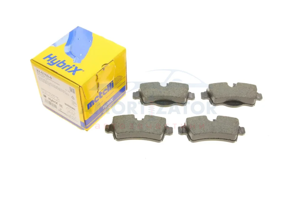 Комплект гальмівних колодок (дискових) 22-0769-0 METELLI 2207690 (фото 1)