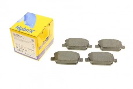 Комплект гальмівних колодок (дискових) 22-0780-0 METELLI 2207800