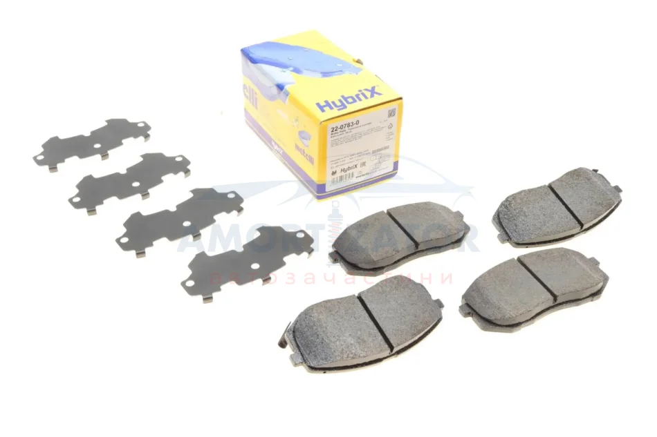 Комплект гальмівних колодок (дискових) 22-0783-0 METELLI 2207830 (фото 1)