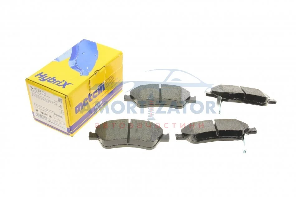 Комплект гальмівних колодок (дискових) 22-0794-0 METELLI 2207940 (фото 1)