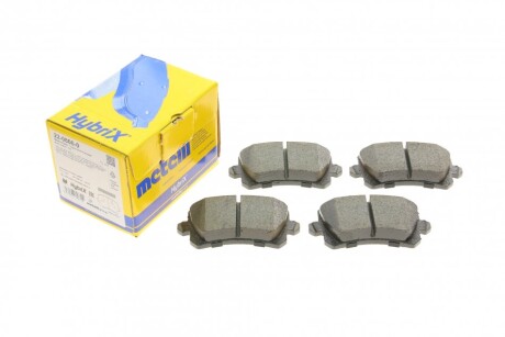 Комплект гальмівних колодок (дискових) METELLI 22-0806-0
