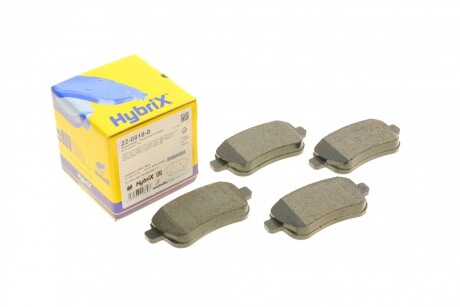 Комплект гальмівних колодок (дискових) METELLI 22-0818-0