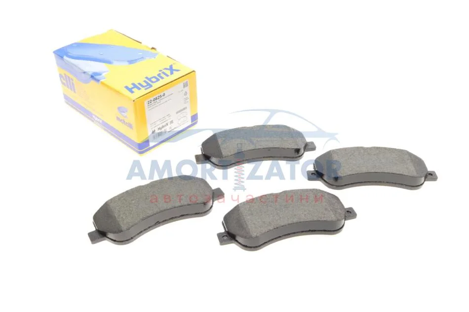 Комплект гальмівних колодок (дискових) 22-0825-0 METELLI 2208250 (фото 1)