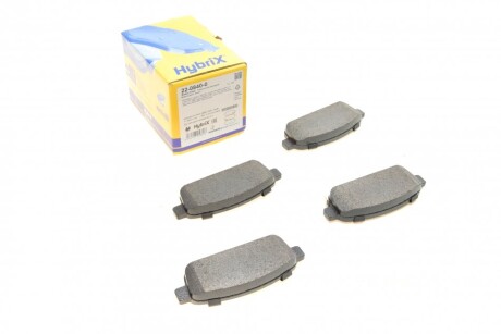 Комплект гальмівних колодок (дискових) METELLI 22-0840-0