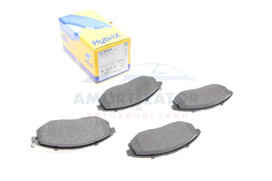 Комплект гальмівних колодок (дискових) 22-0845-0 METELLI 2208450 (фото 1)