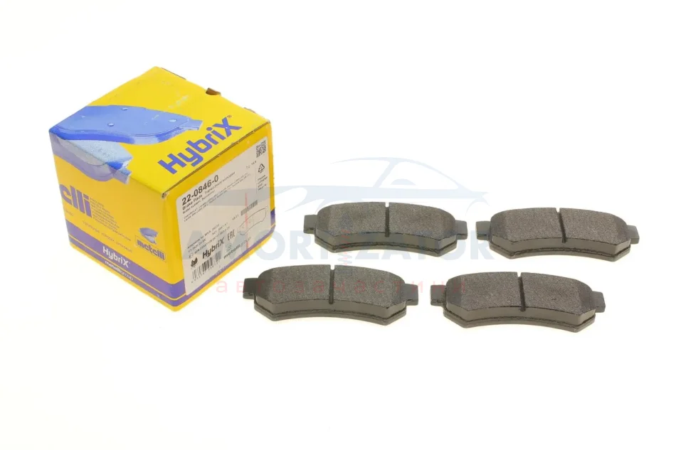 Комплект гальмівних колодок (дискових) 22-0846-0 METELLI 2208460 (фото 1)