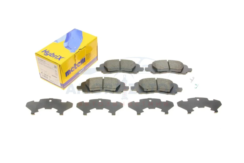 Комплект гальмівних колодок (дискових) METELLI 2208610 (фото 1)