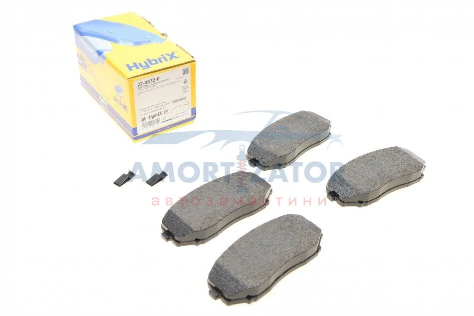 Комплект гальмівних колодок (дискових) METELLI 2208720 (фото 1)
