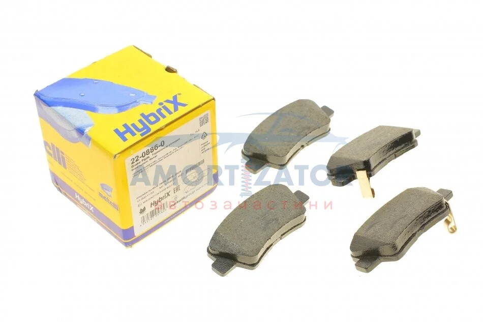 Комплект гальмівних колодок (дискових) 22-0886-0 METELLI 2208860 (фото 1)