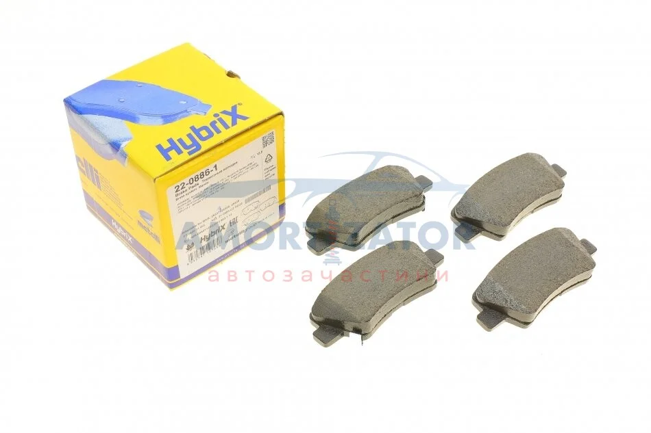 Комплект гальмівних колодок (дискових) 22-0886-1 METELLI 2208861 (фото 1)