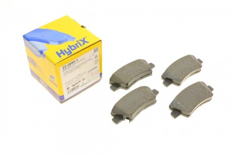 Комплект гальмівних колодок (дискових) METELLI 22-0886-1