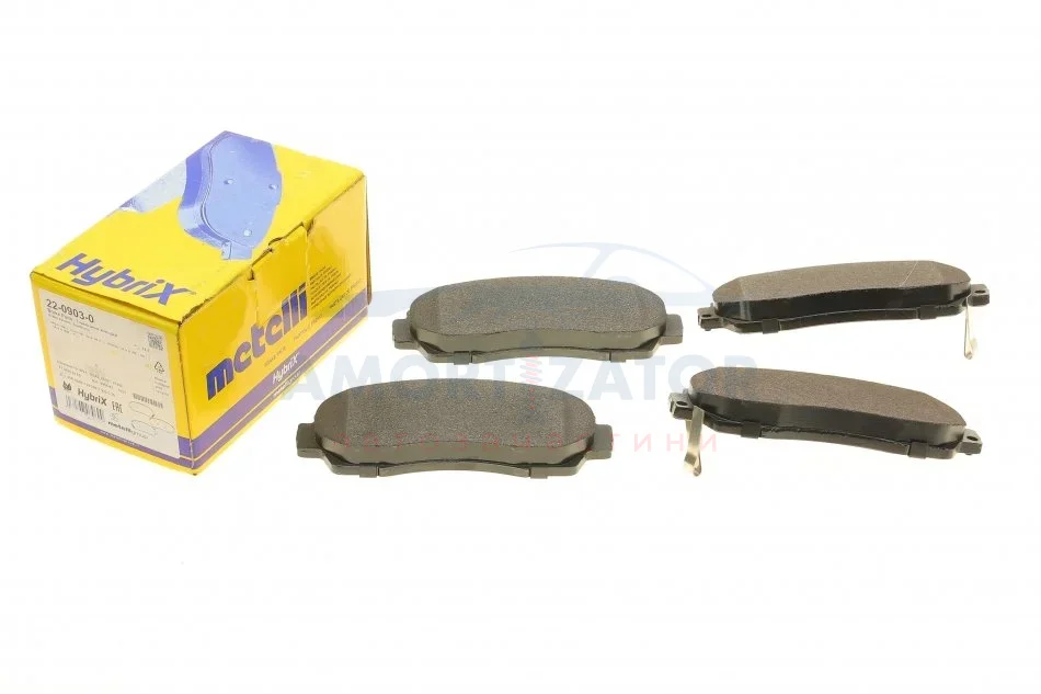 Комплект гальмівних колодок (дискових) 22-0903-0 METELLI 2209030 (фото 1)