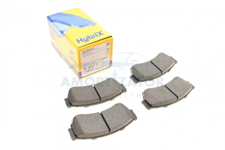 Комплект гальмівних колодок (дискових) 22-0924-0 METELLI 2209240 (фото 1)