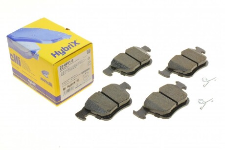 Комплект гальмівних колодок (дискових) METELLI 22-0951-0