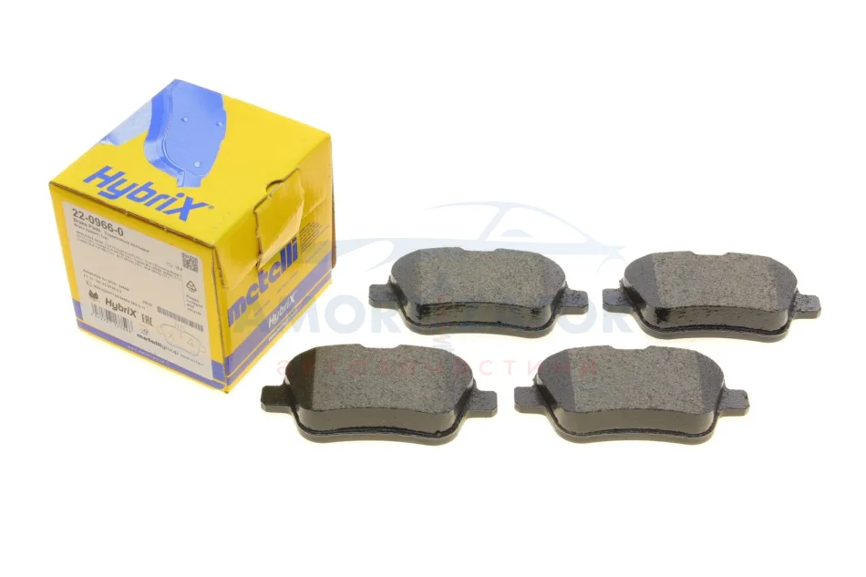 Комплект гальмівних колодок (дискових) 22-0966-0 METELLI 2209660 (фото 1)