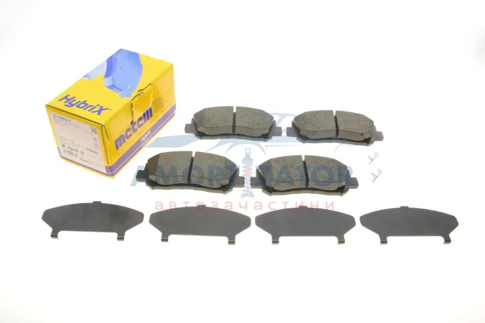 Комплект гальмівних колодок (дискових) METELLI 2209691 (фото 1)